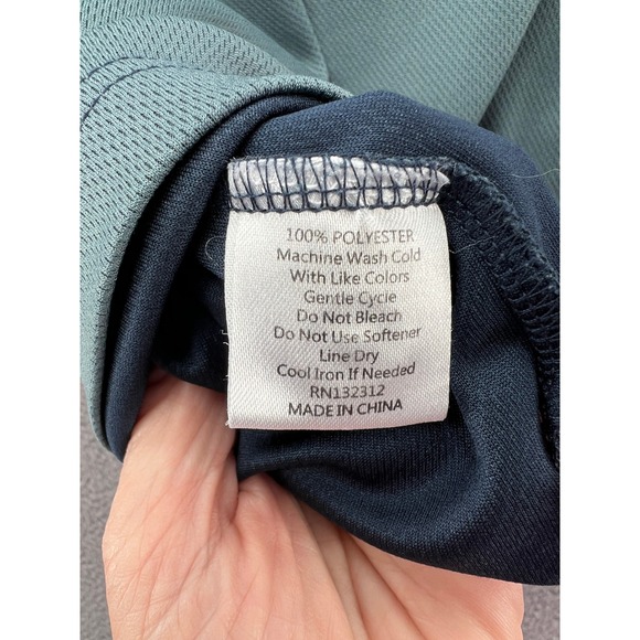 Howler Brothers Shirt Mens Sz S Dawn Patrol Henley Green Long Sleeve Sun Hoodie - Picture 11 of 13